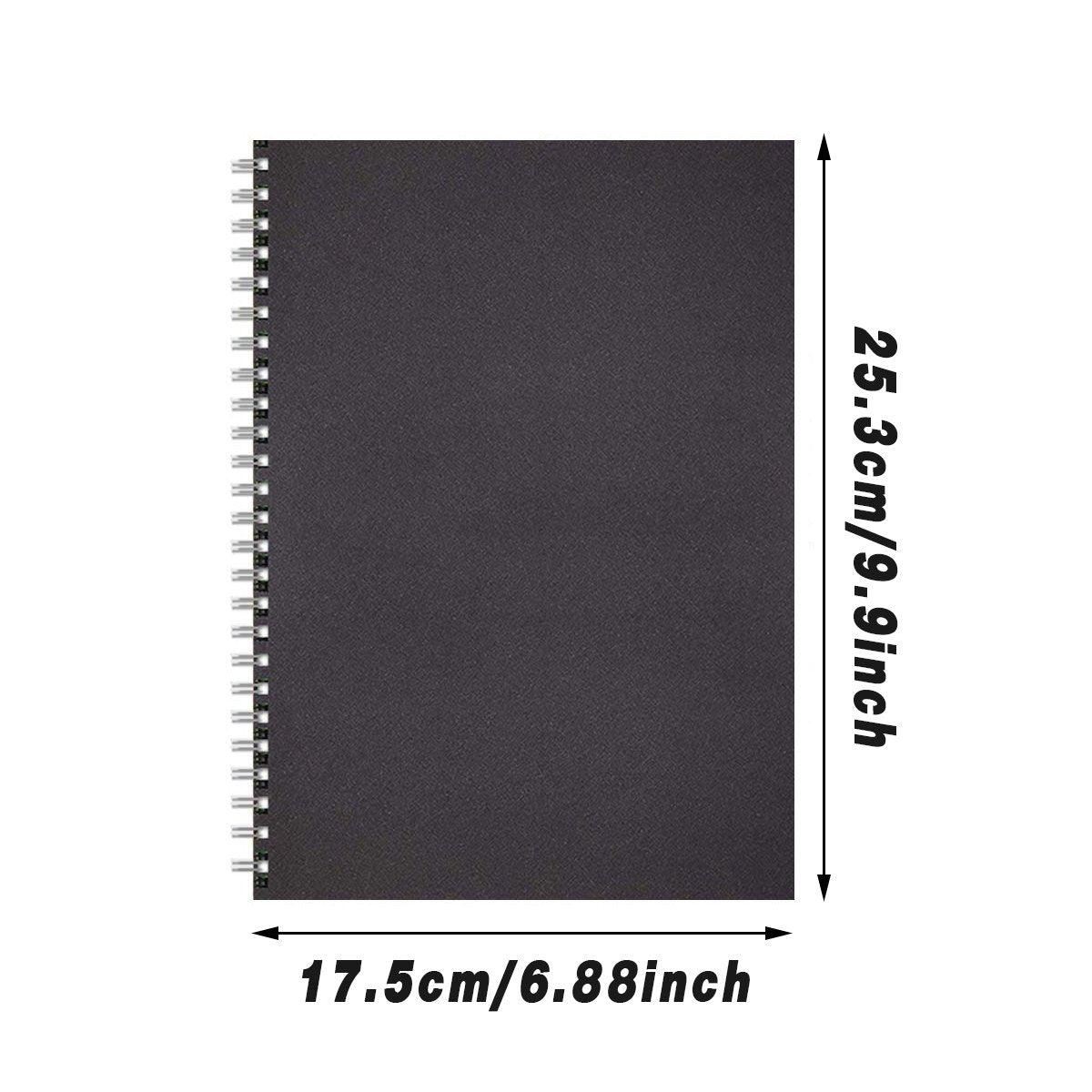 B5 Spiral Notebooks 6PCS