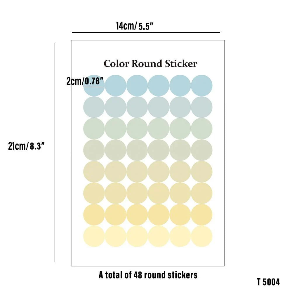 Dot Sealing Sticker 6PCS