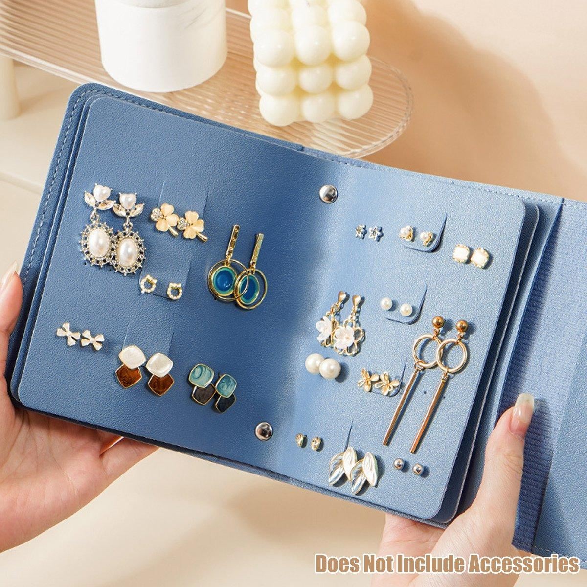 Jewellery Storage Bag Portable Organizer Pouch 3Colours 1PC