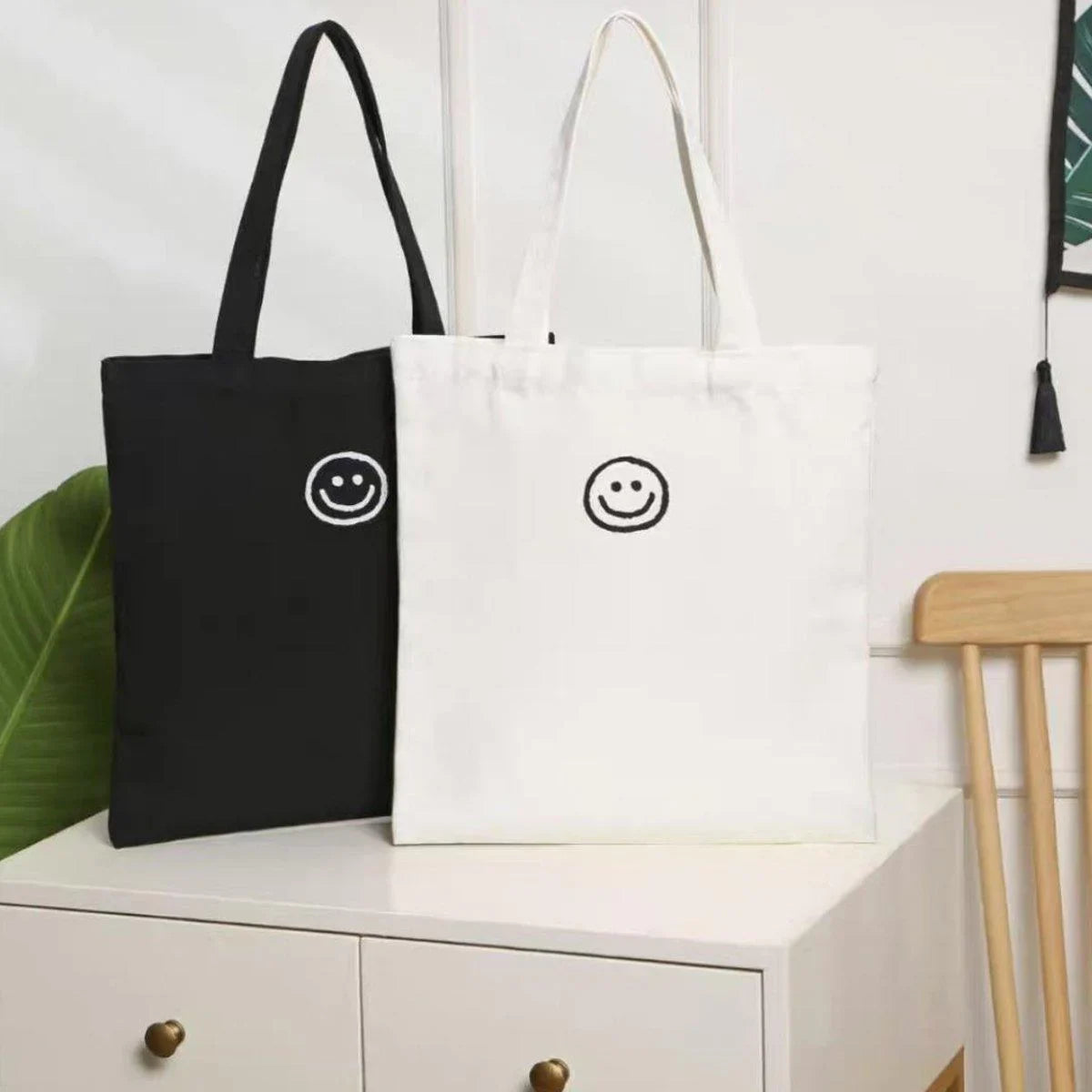 High-Quality Canvas Shoulder Bags 1PC