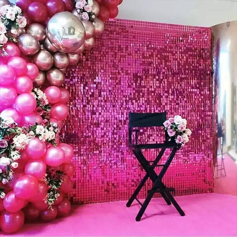 Rectangle Tinsel Curtain Shimmer Wall Backdrop 1PC