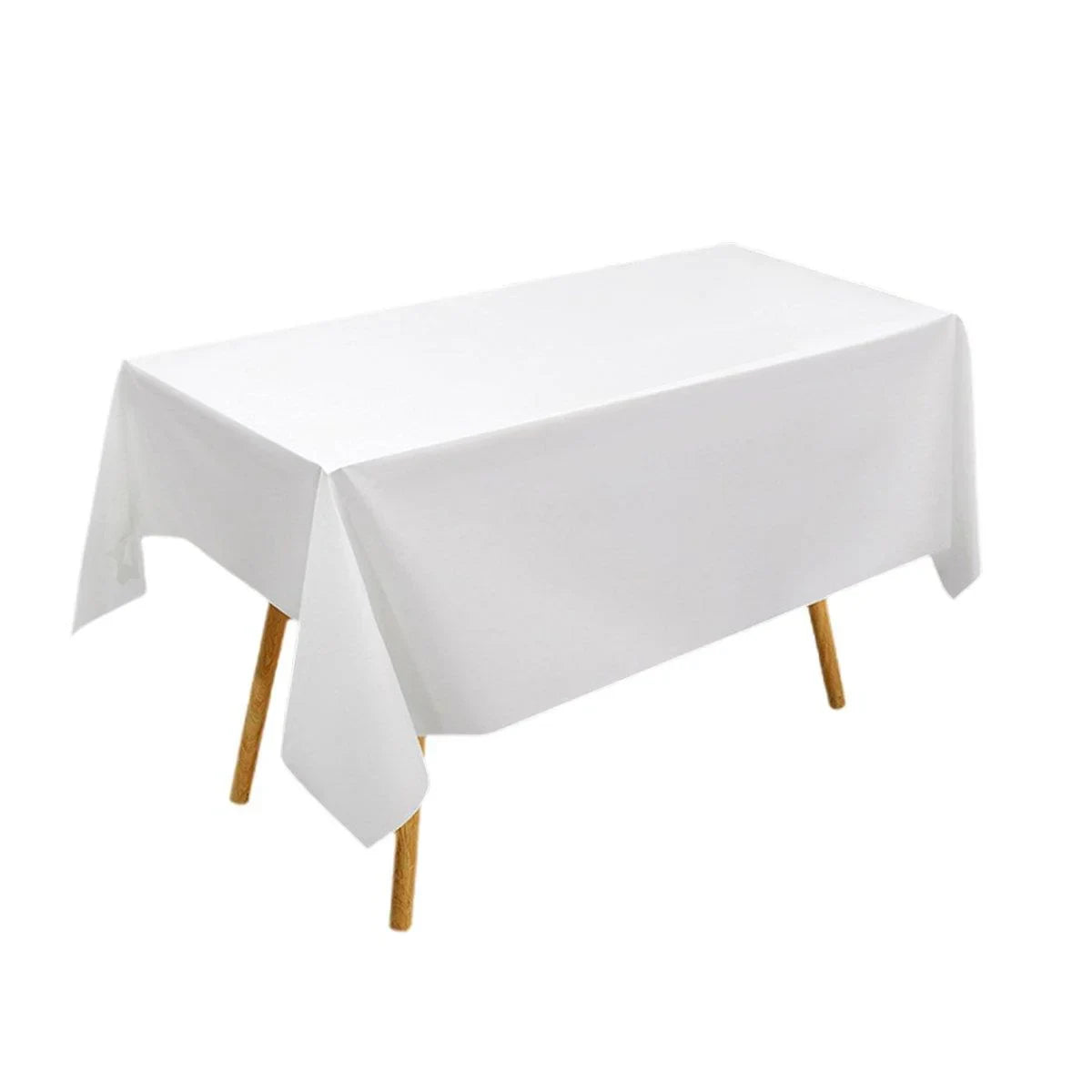 Disposable PEVA Tablecloth Solid Color 10PCS