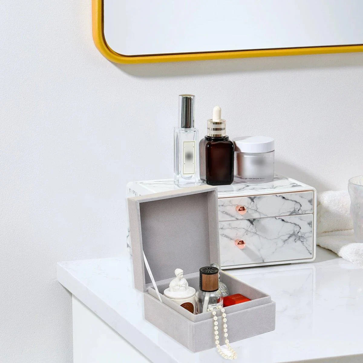 Velvet Wooden Gift Box Luxurious Multi-Colour 1PC