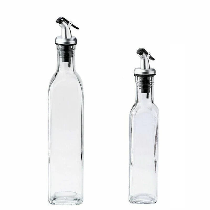250/500ml Olive Oil Vinegar Dispenser Glass Bottle Kitchen Tools Cooking 1-2PCS