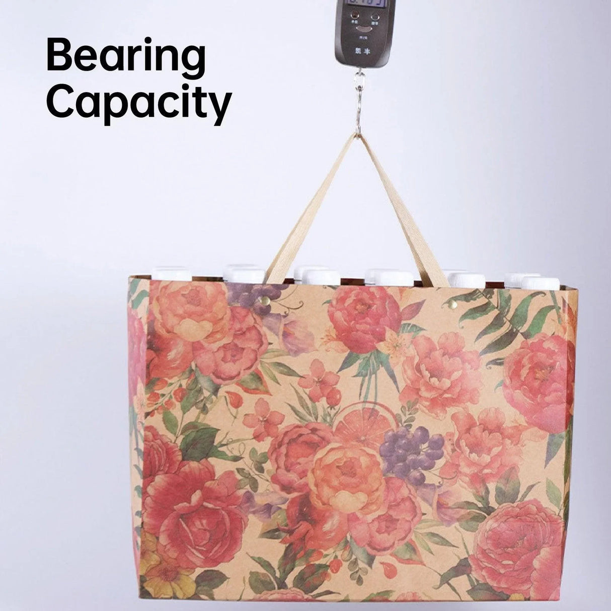 Kraft Vintage Paper Bags with Handles for Gifts 10PCS