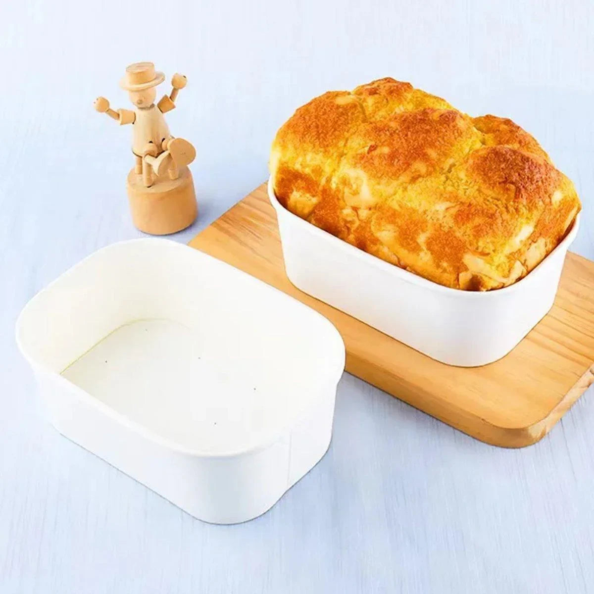 Disposable Resistant Paper Bread Box 100PCS