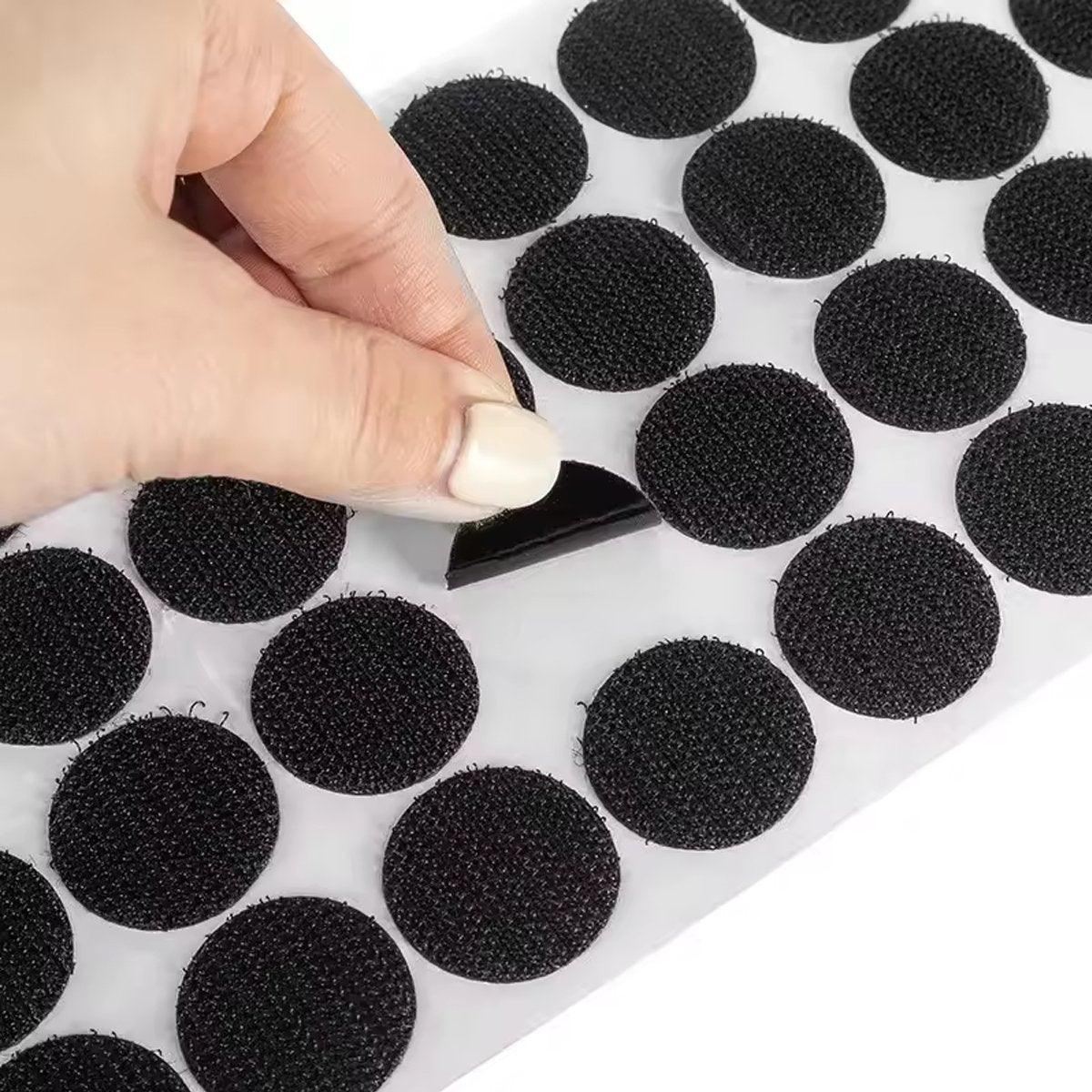 Nylon Adhesive Hook and Loop Stickers 4-108Packs