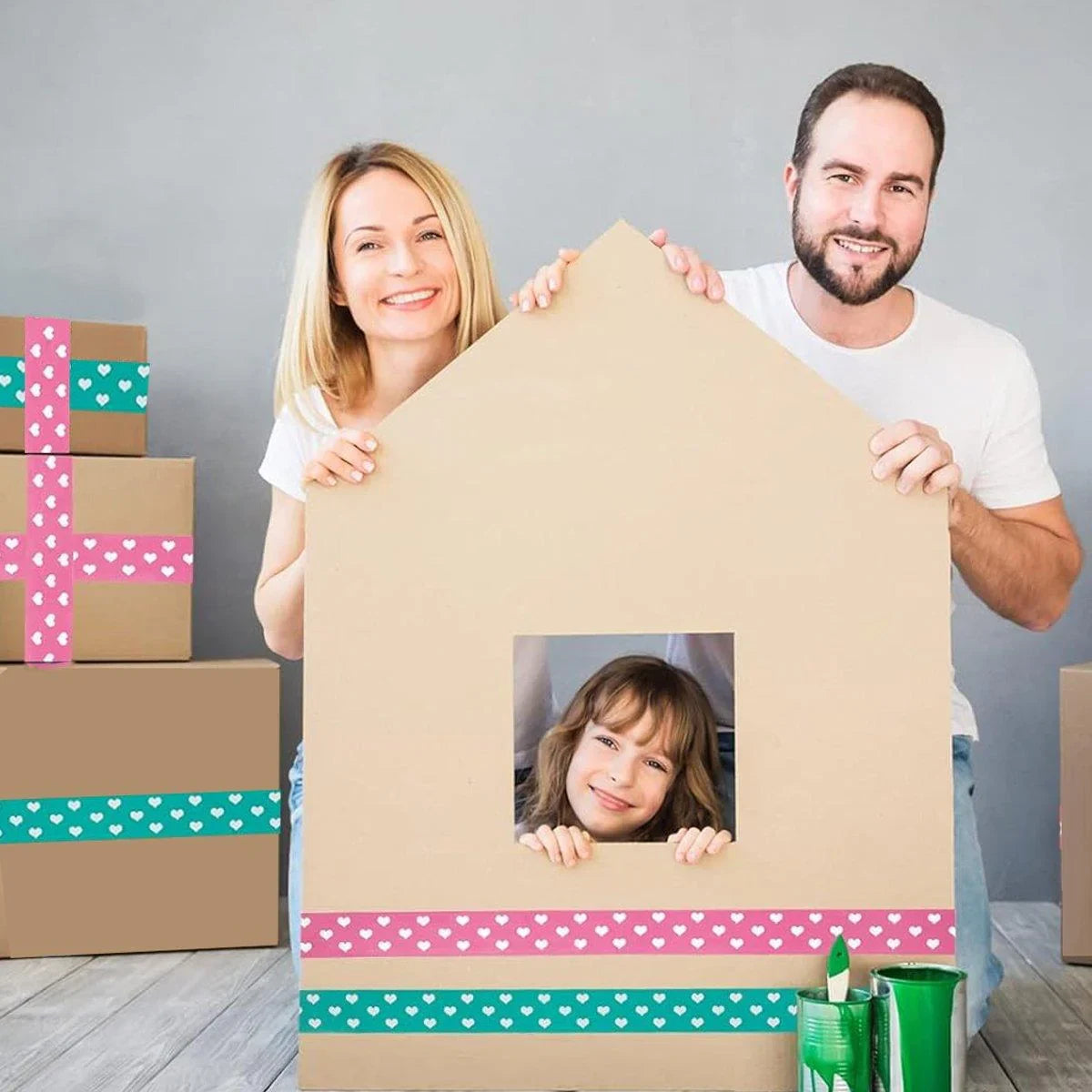 Packing Tape BOPP Strong Adhesive 5Rolls