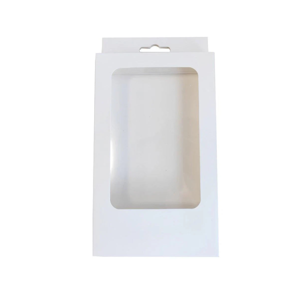 50PCS  Window Clear PVC Packaging Flat Blank Box