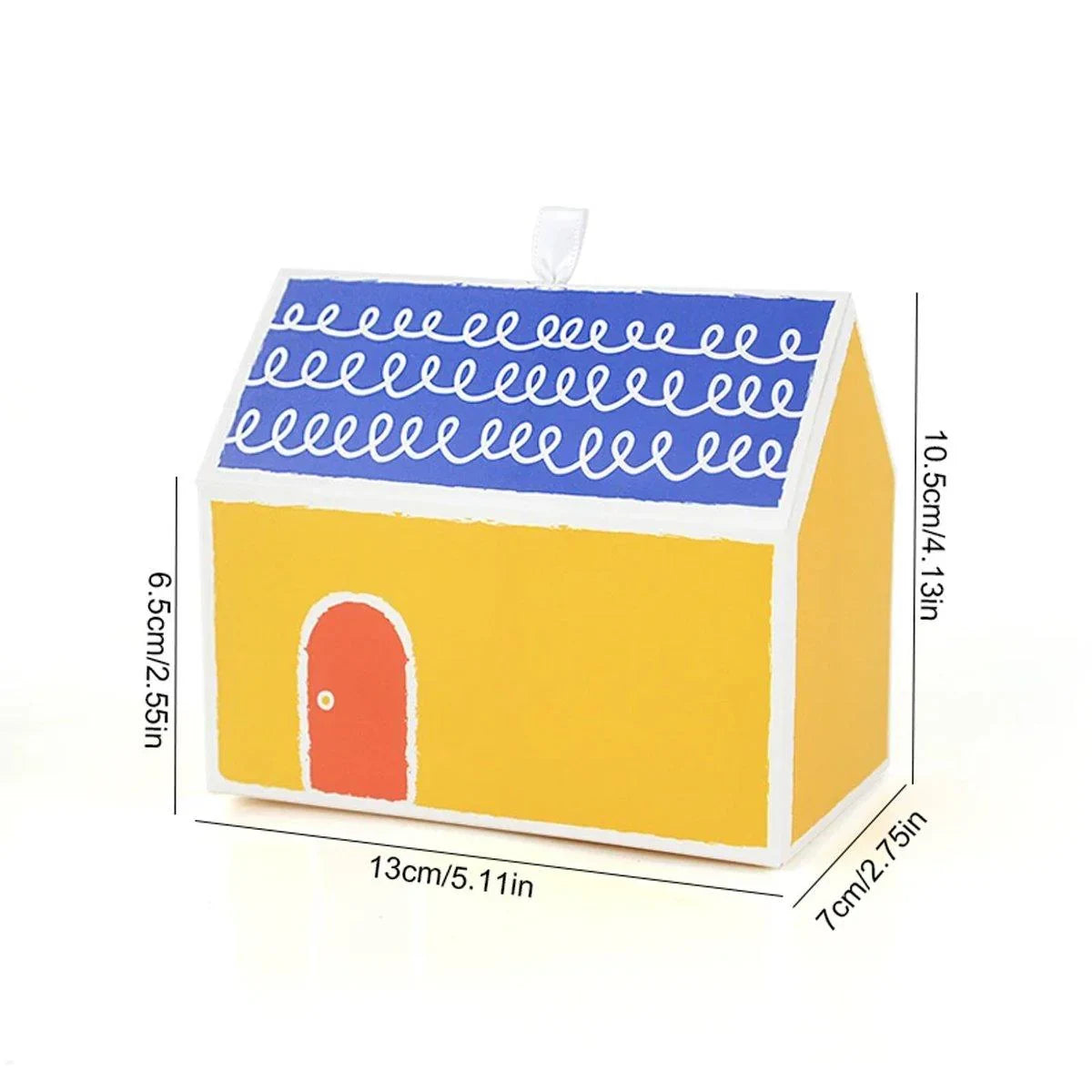 Add a touch of whimsy and colour to your next event with these charming small house gift boxes.