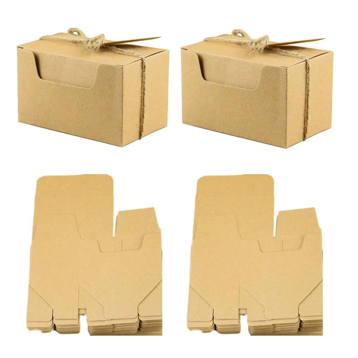Add a rustic touch to your special events with these eco-friendly gift boxes made from high-quality kraft paper.