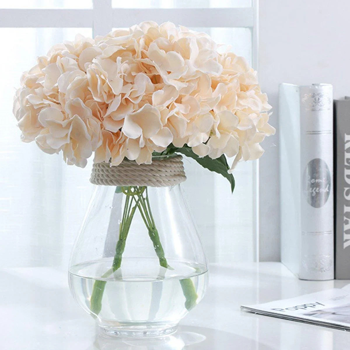 Hydrangea Artificial Flowers 3PCS