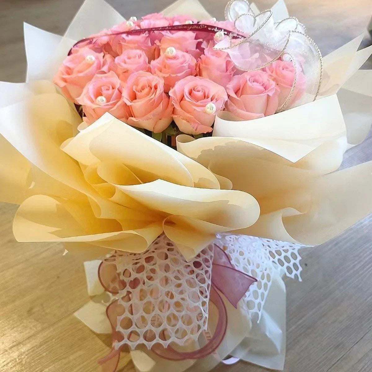 Mesh Bouquet Wrapping Paper 5 Rolls