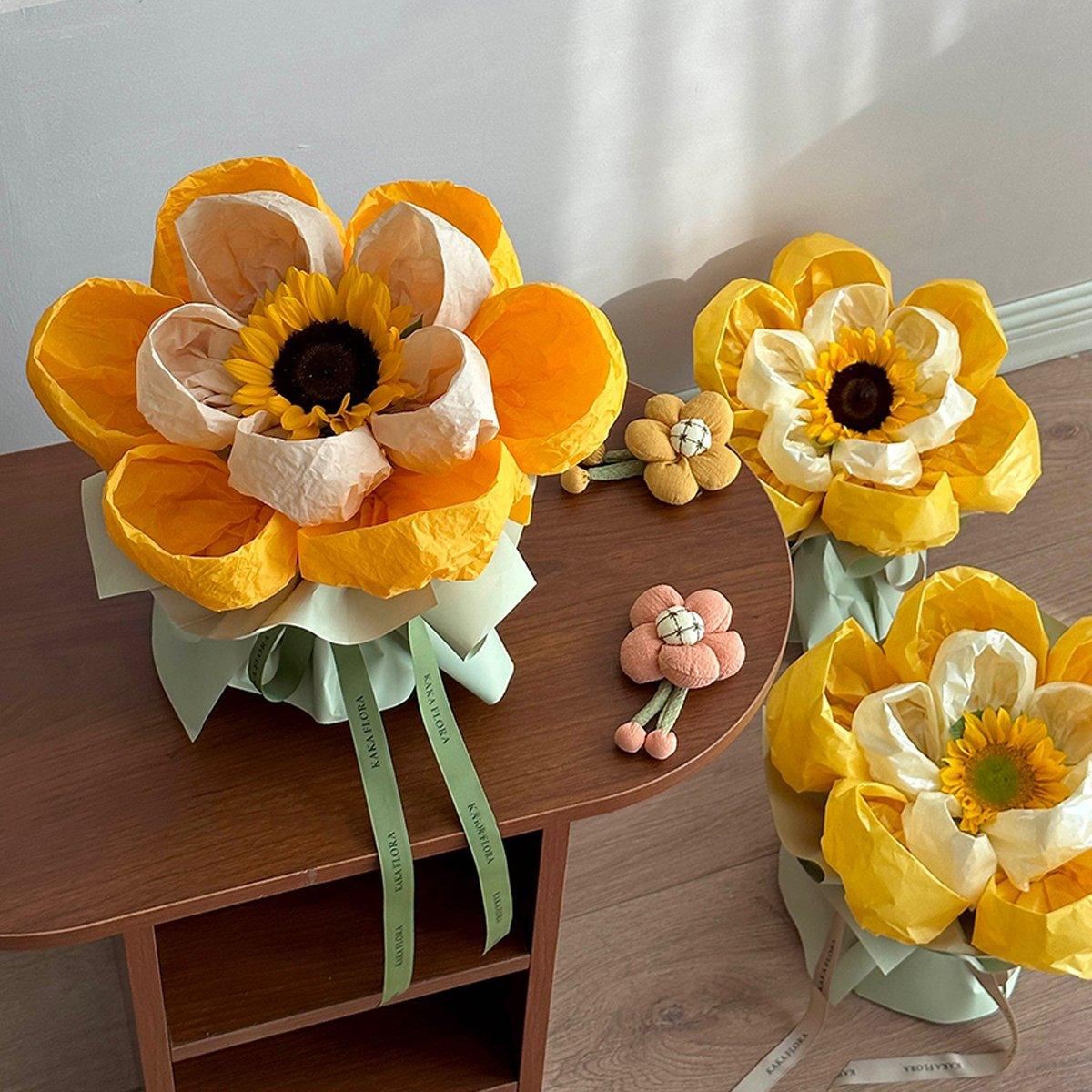 Add a touch of elegance to your flower bouquets with these vibrant and durable pleated Chennai papers.