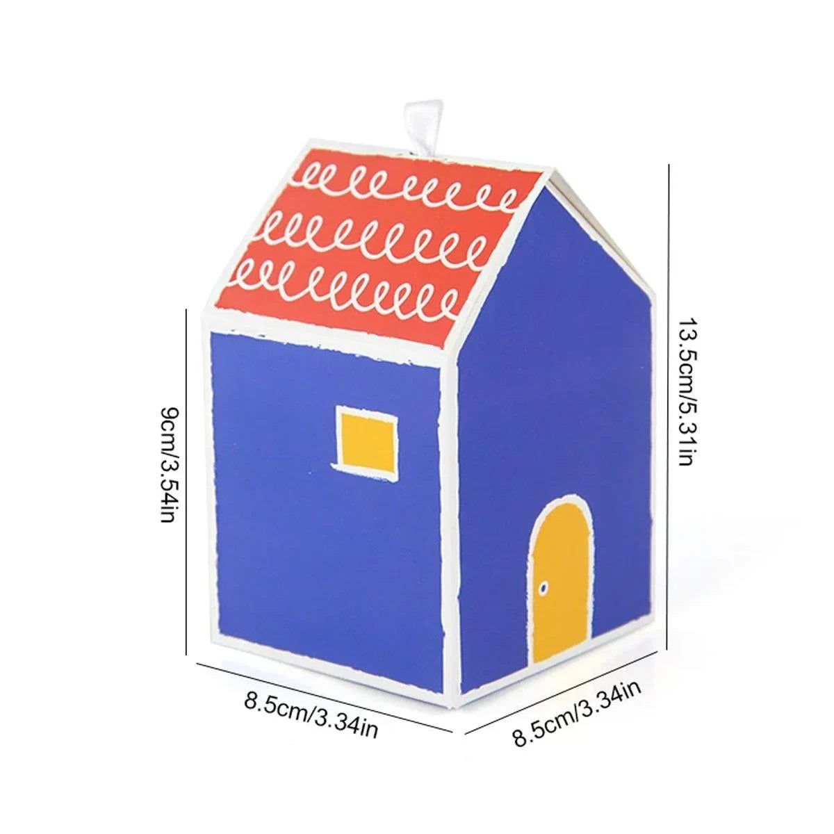 Add a touch of whimsy and colour to your next event with these charming small house gift boxes.