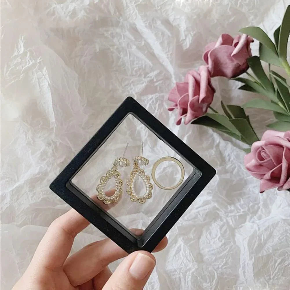 Display Box Plastic Jewelry Storage 10pcs