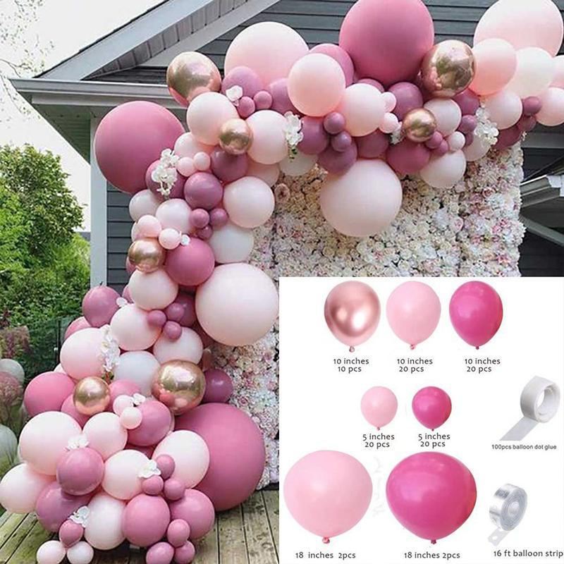 Macaron Balloon Arch Kit Party Decor Various 96-195PCS