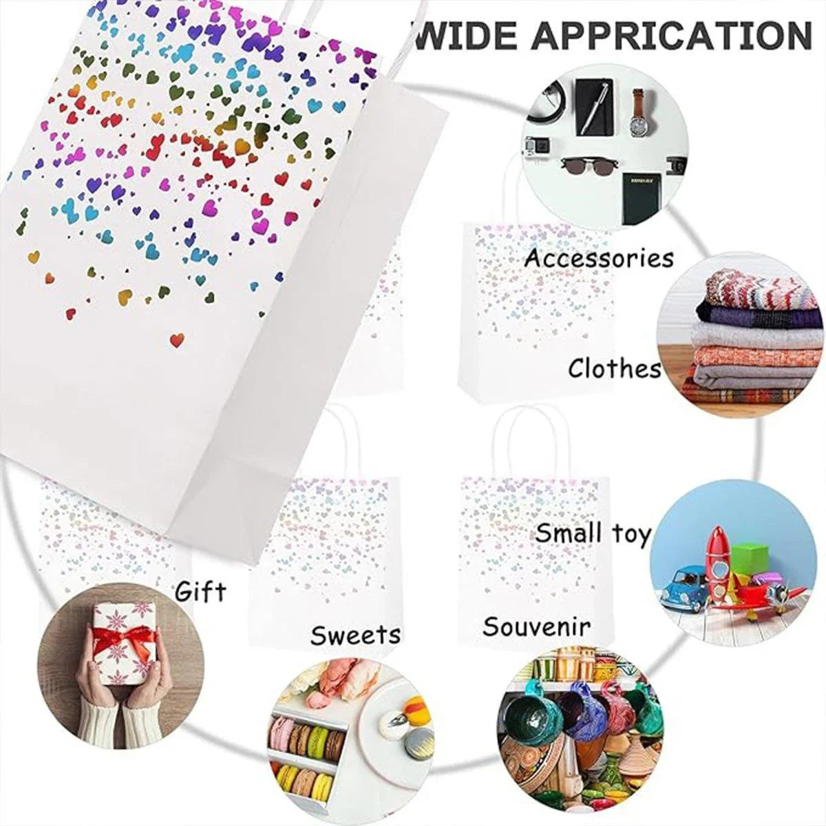 Party Gift Kraft Paper Candy Bag 30PCS