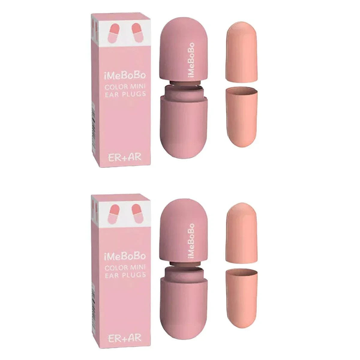 1/2/4 Pairs Soundproof Capsule Earplugs Noise Reduction Ear Plugs