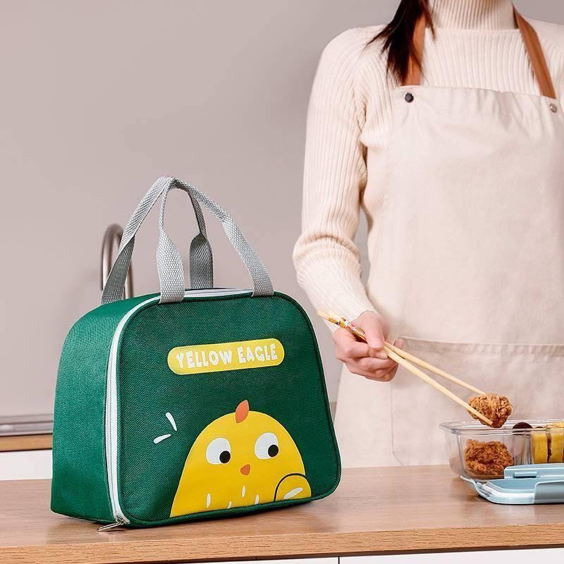 Reusable Cartoon Lunch Bag 4Colors 1PCS