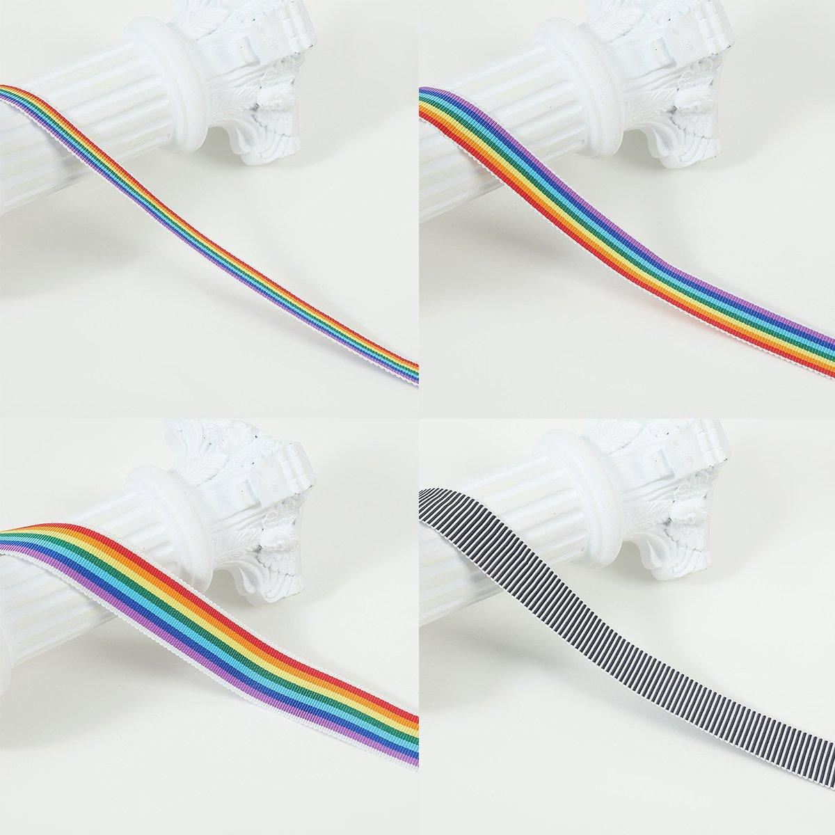 High-Density Fabric Stripe Ribbon 50 Yards