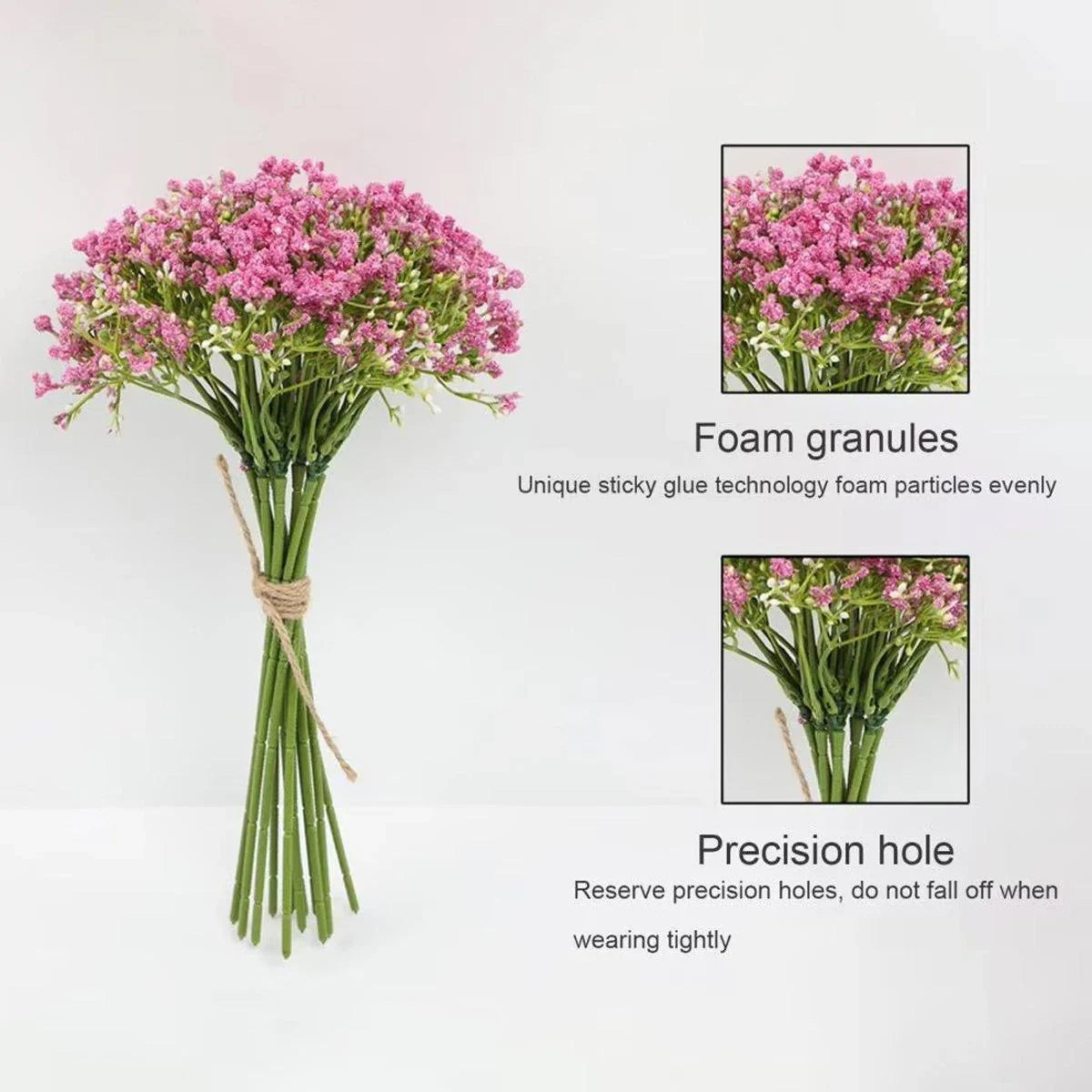 12PCS Artificial Flowers Gypsophila