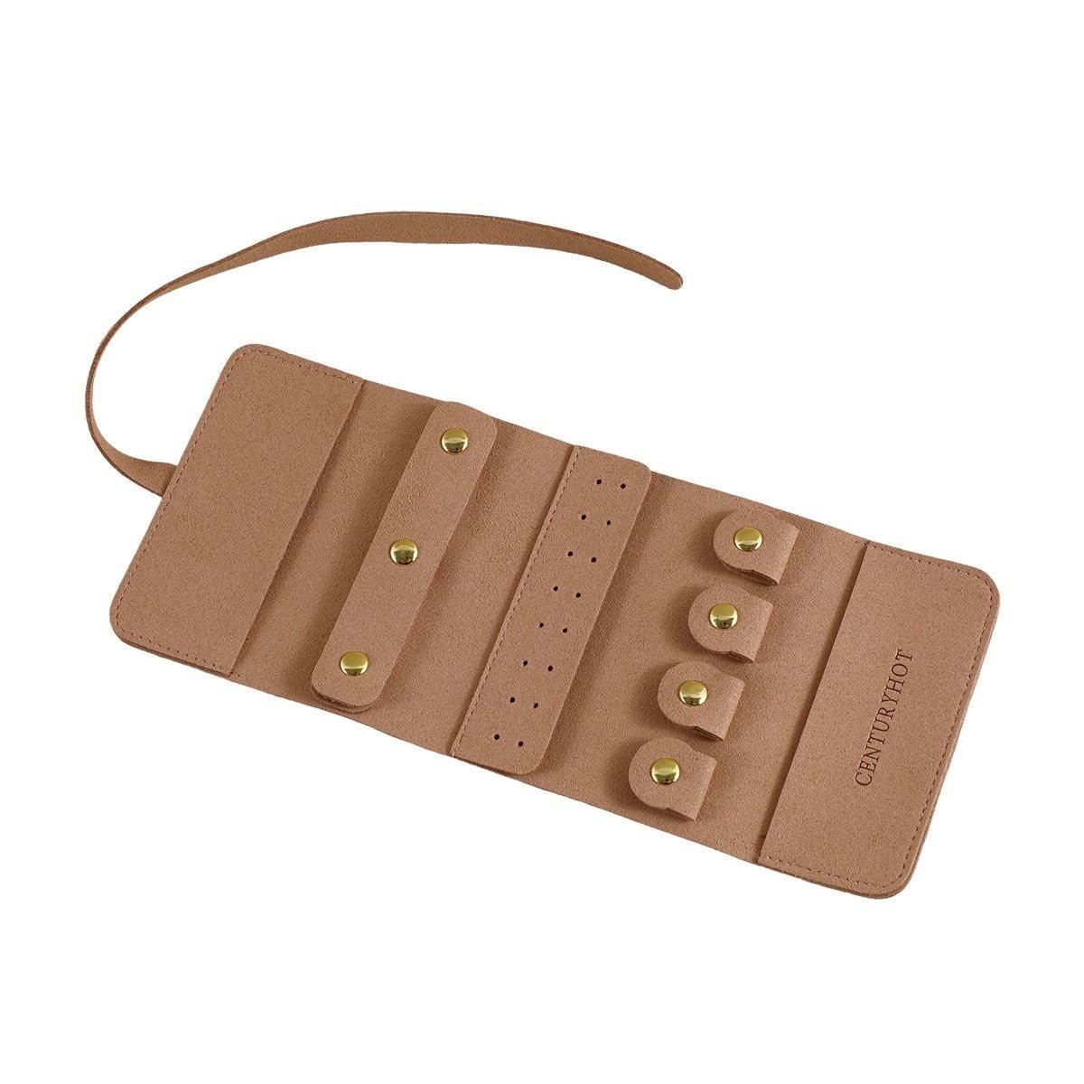 Travel Portable Jewelry Organizer Pouch 9Colours 1PC