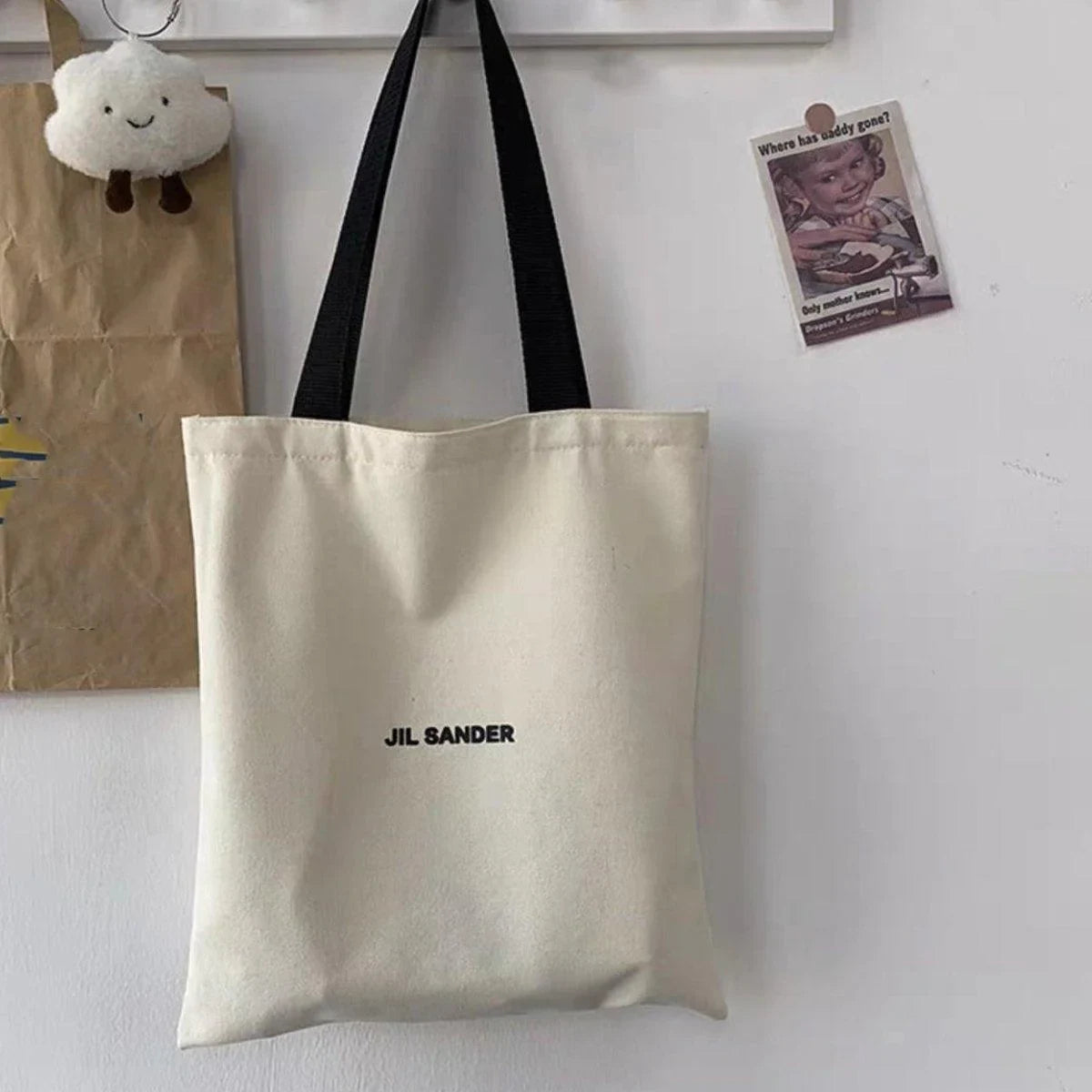 High-Quality Canvas Shoulder Bags 1PC