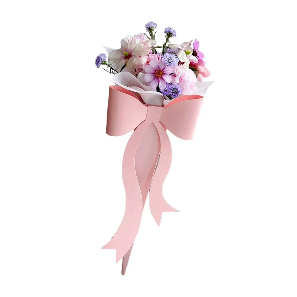 Bow Knot Flower Bouquet Boxes 10PCS