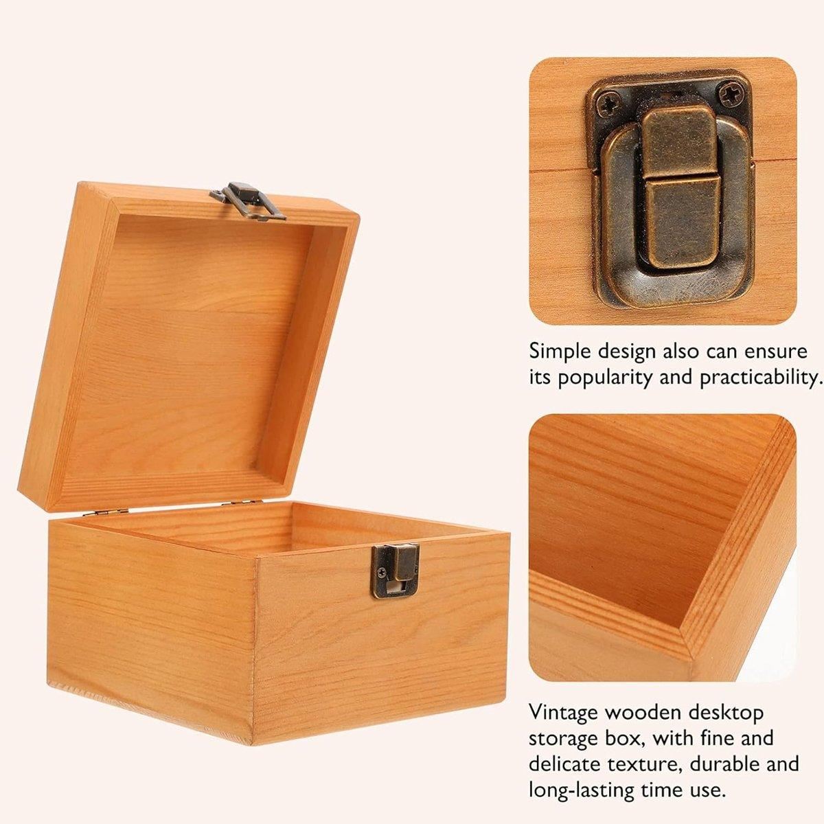 Pine Wooden Gift Box 1PC