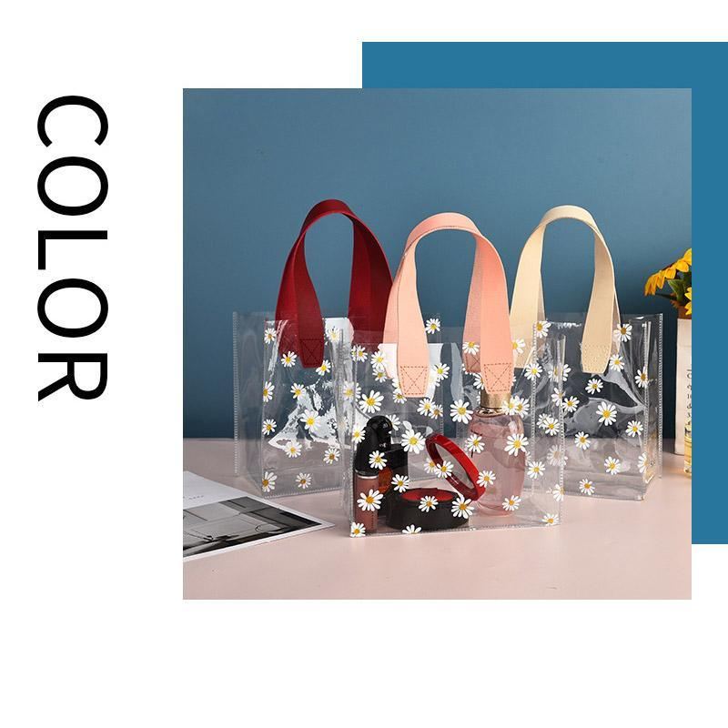 Clear PVC Tote Bags 10PCS
