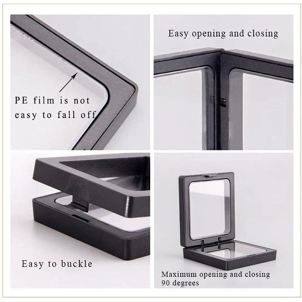 Display Box Plastic Jewelry Storage 10pcs