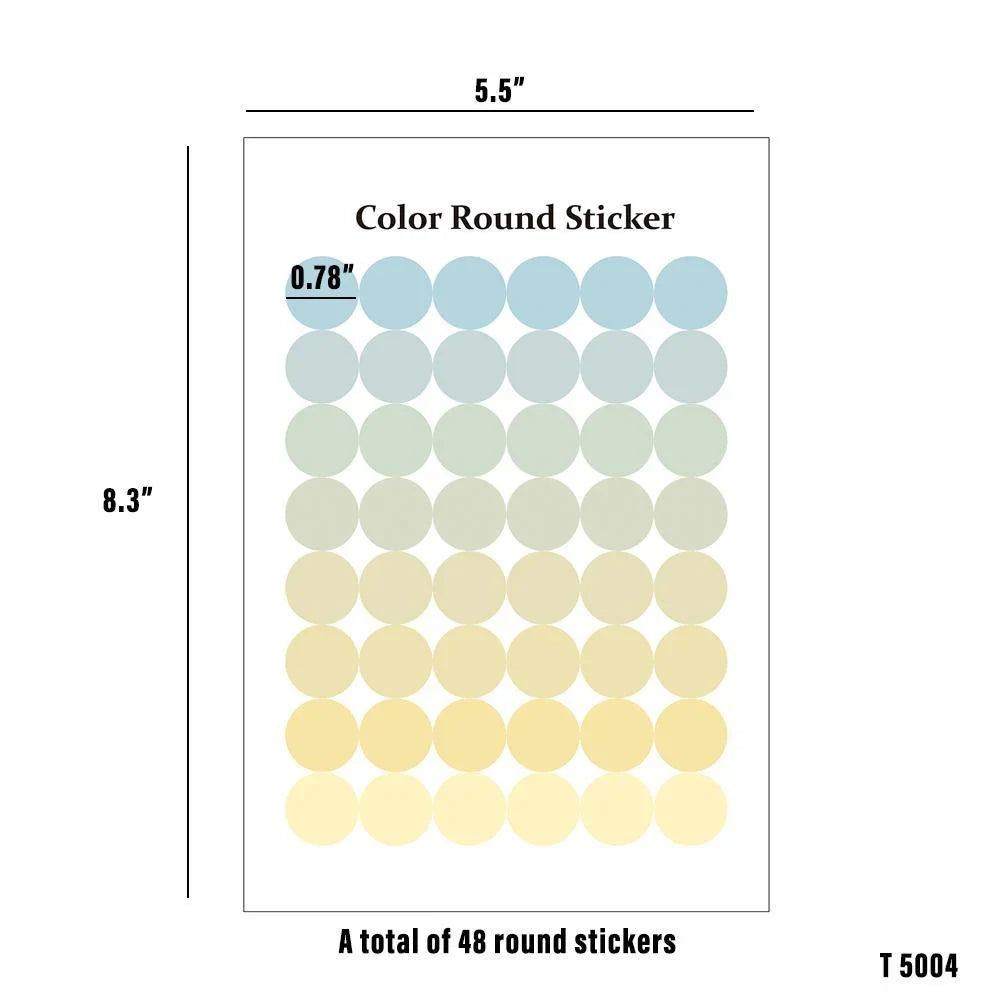 Dot Sealing Sticker 6PCS