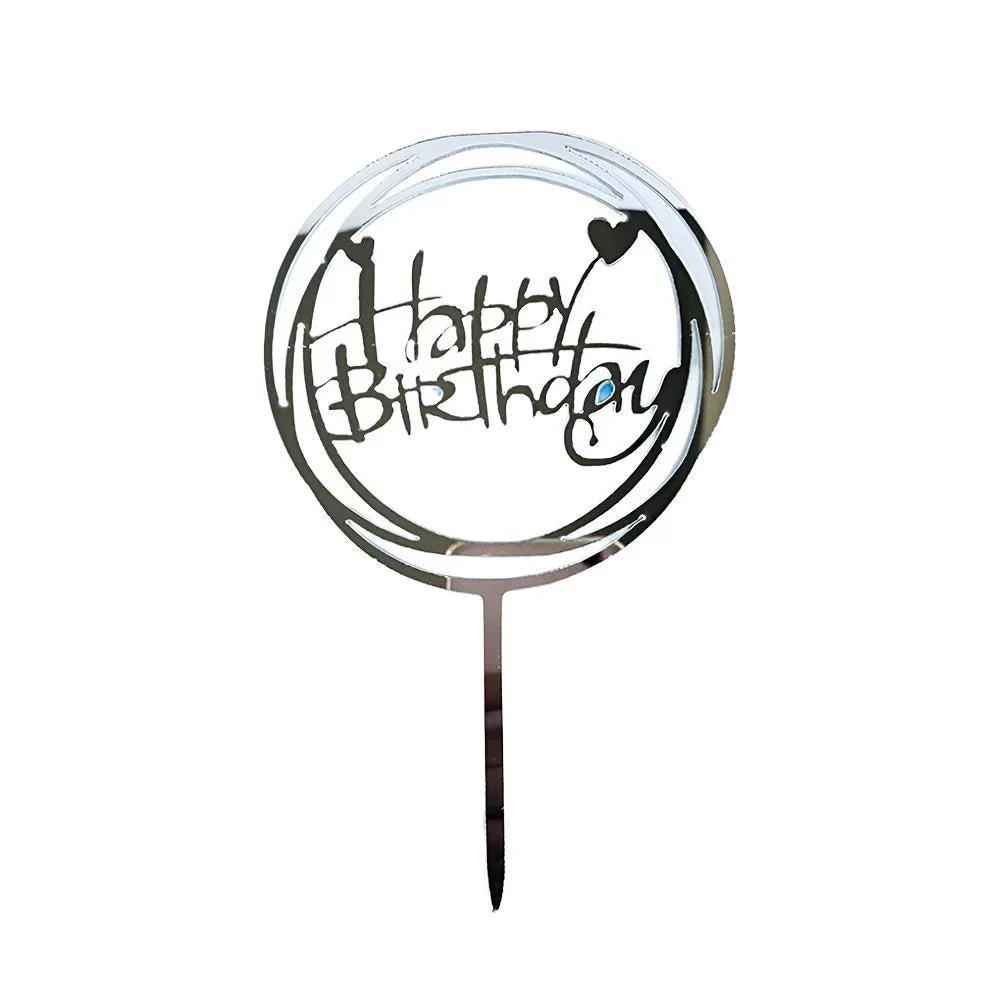 Cake Topper Card Party Decor Supply 1PC