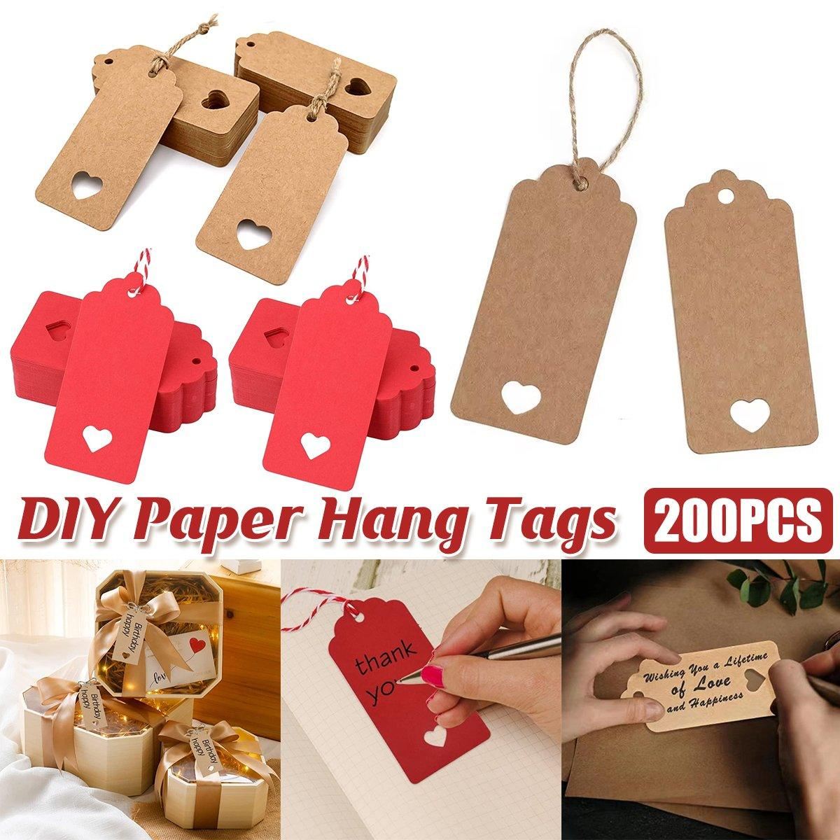 Add a personal and heartfelt touch to your gifts and decorations with these charming Valentine's Day love tags.