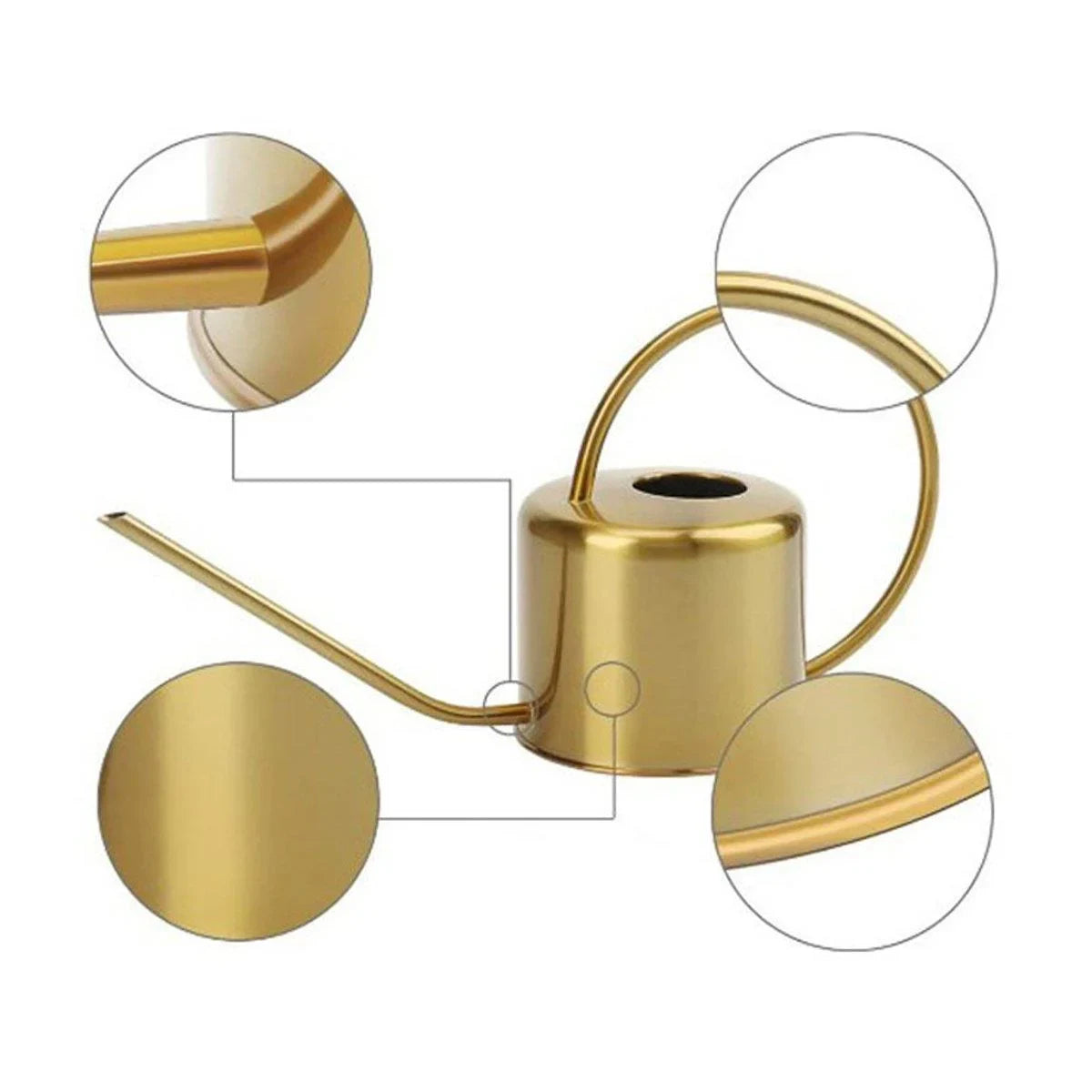 Indoor and Garden Plants Metal Retro Watering Can 6 Colors 1PC
