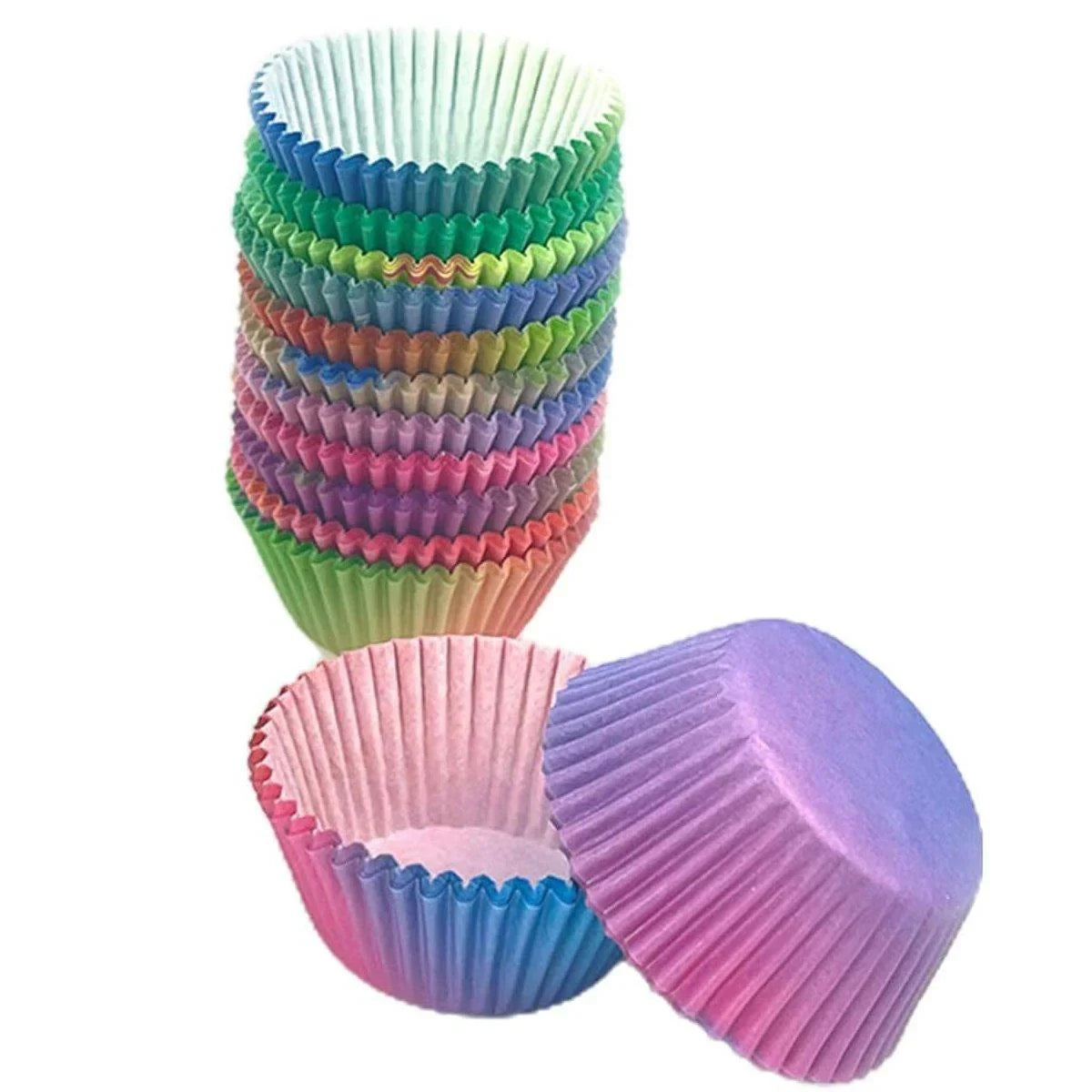 Gradient Cupcake Inserts Cupcake Moulds 300PCS