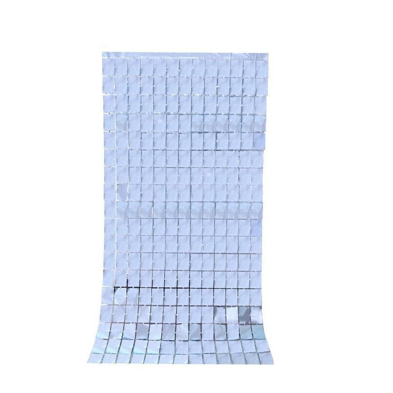 Rectangle Tinsel Curtain Shimmer Wall Backdrop 1PC
