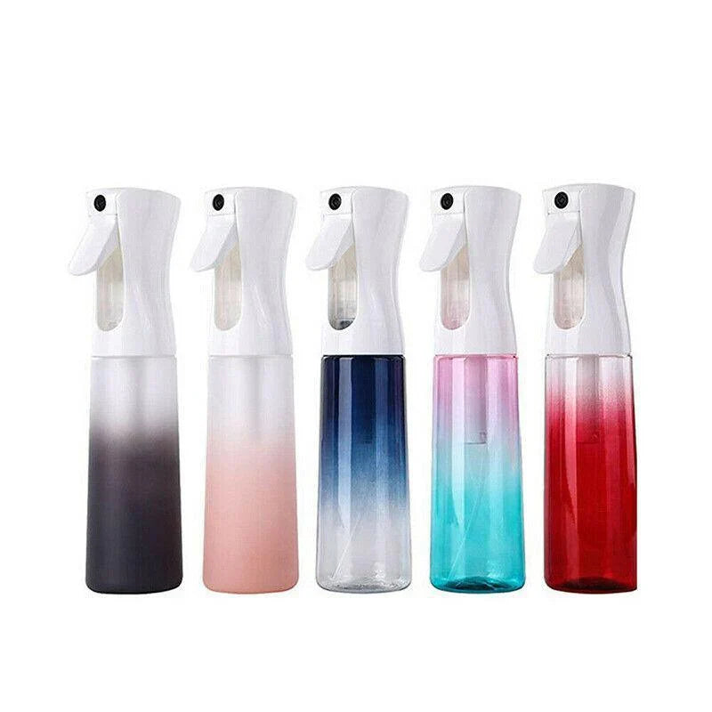 Water Spray Bottle Clear 5Colours 1 Pack