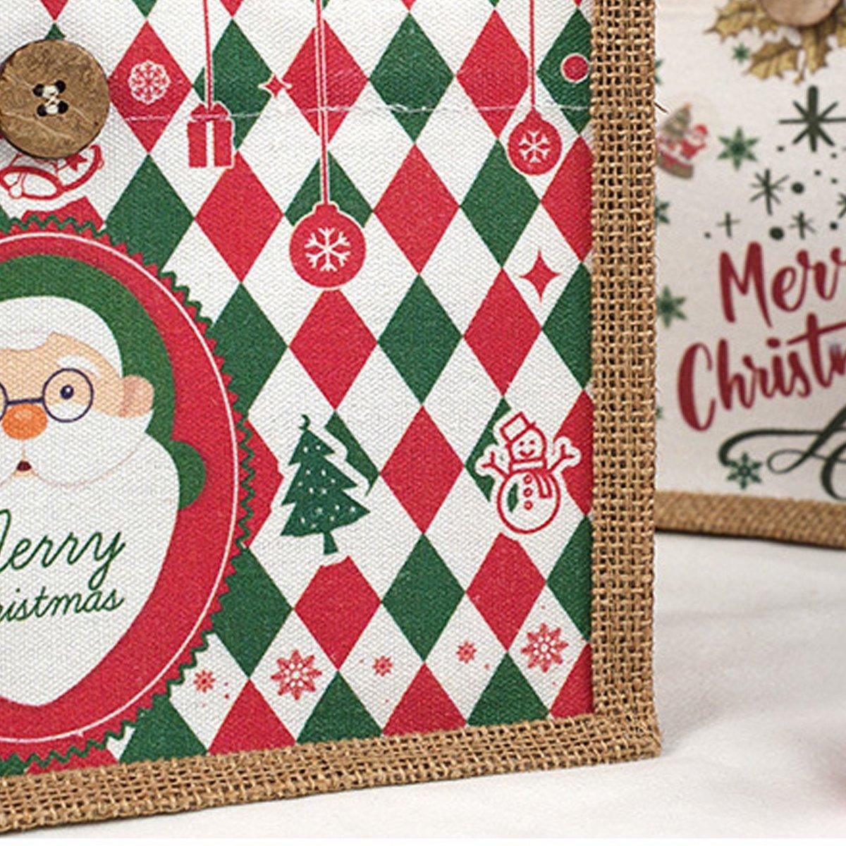 Christmas Santa Claus Gift Bag Apple Packaging Bag 1PCS