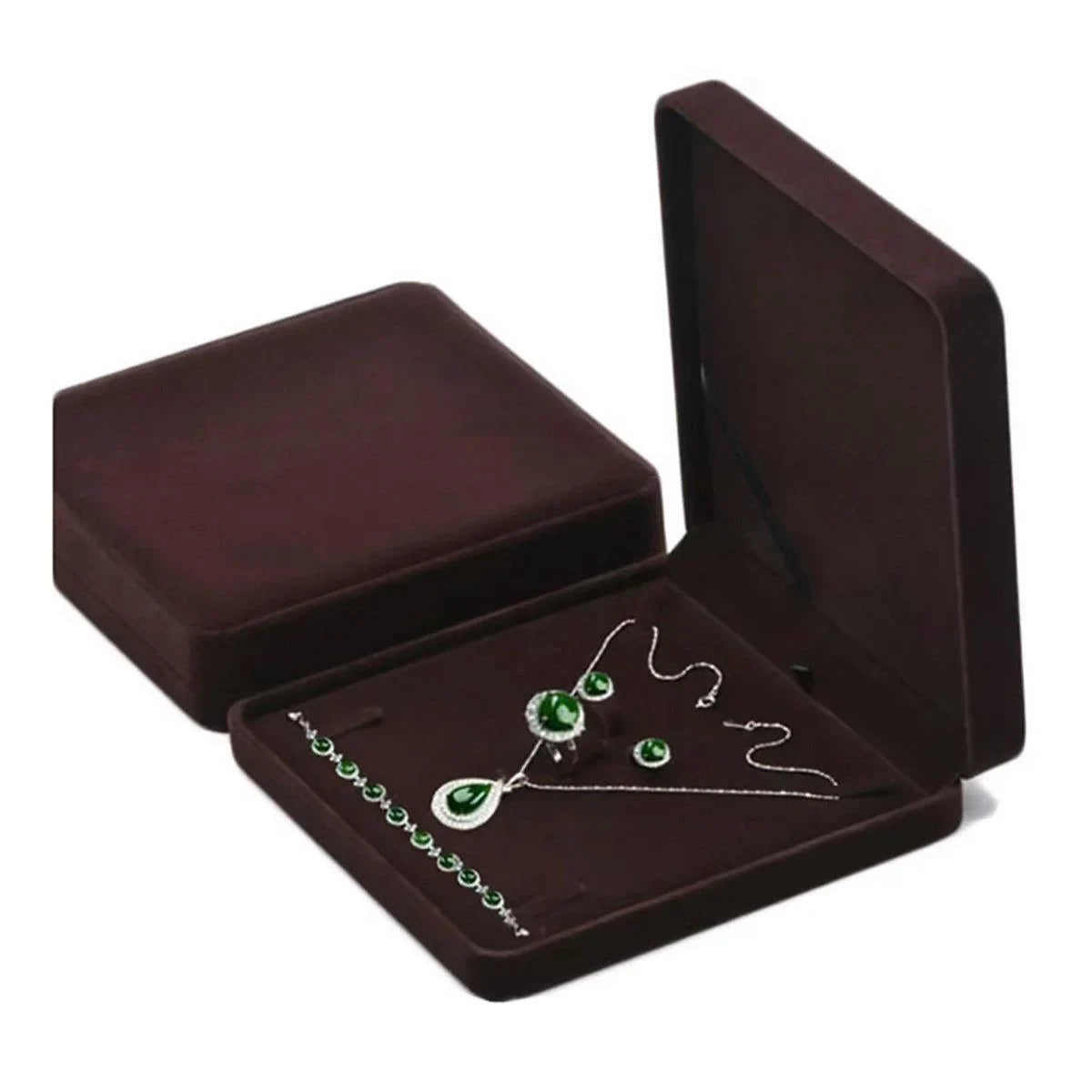 Jewelry Gift Box Storage Display Case 6Colours 1PC