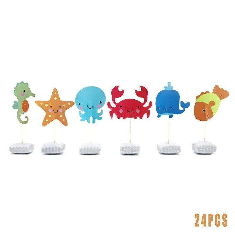 Cupcake Toppers Set 24PCS