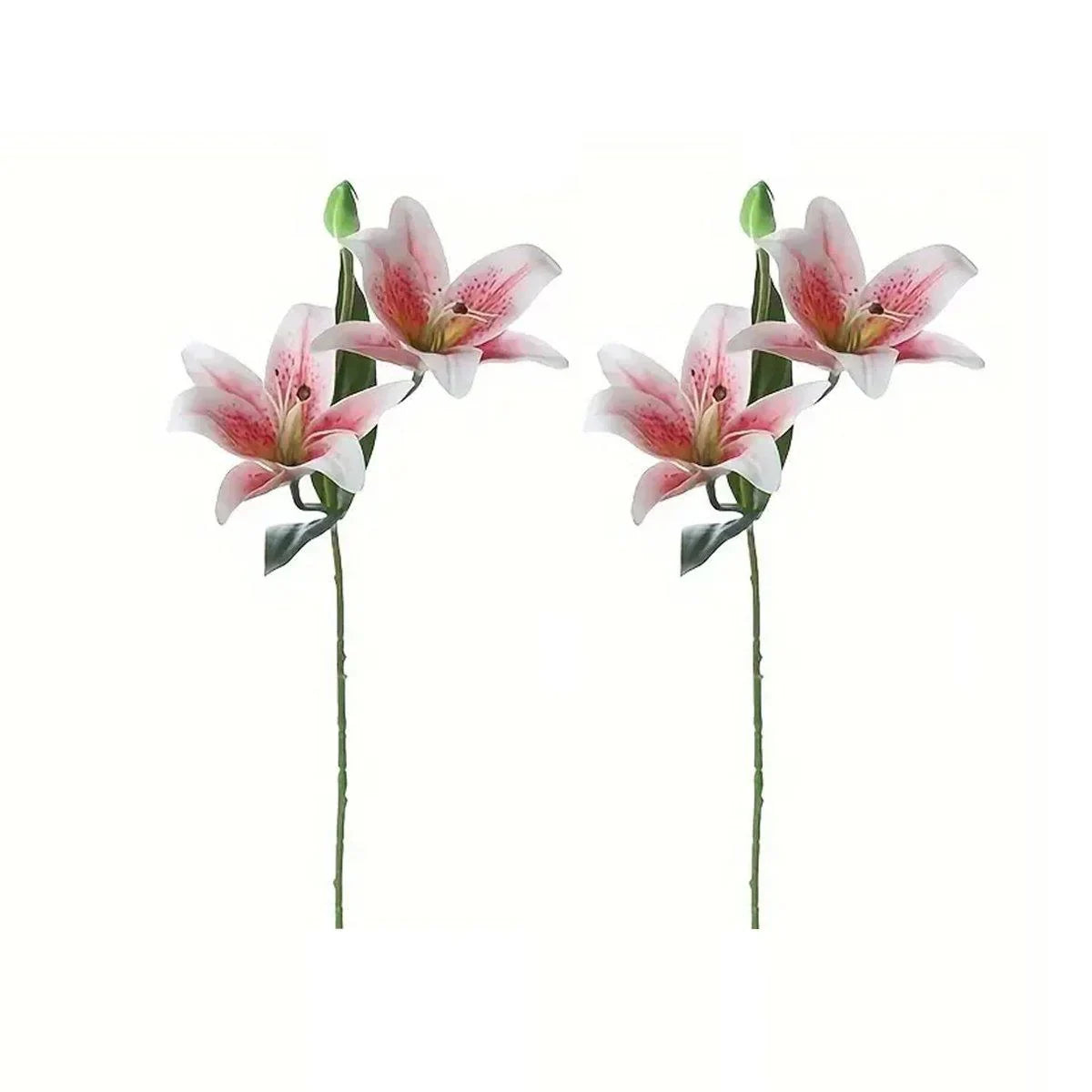 2PCS Artificial Flowers Lily