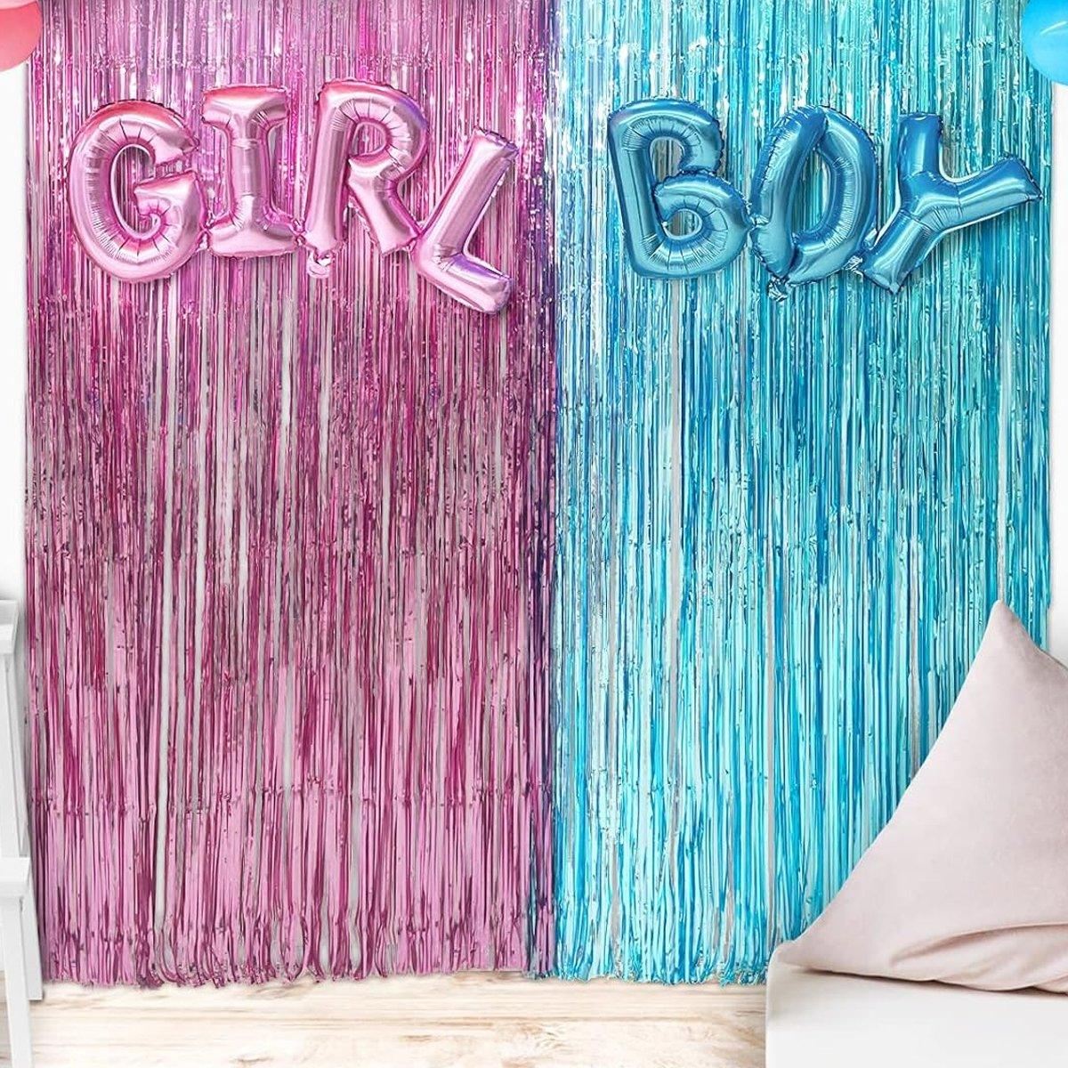 4PCS Balloons Silk Curtain Party Decor