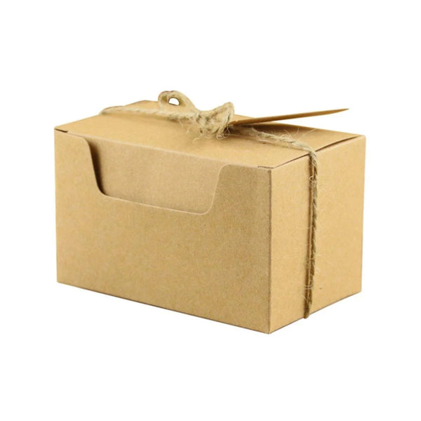 Eco-Friendly Kraft Paper Gift Boxes for Weddings and Parties 50pcs ...