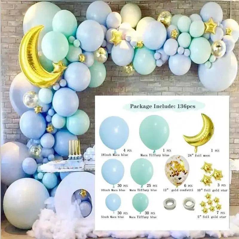 Macaron Balloon Arch Kit Party Decor Various 96-195PCS