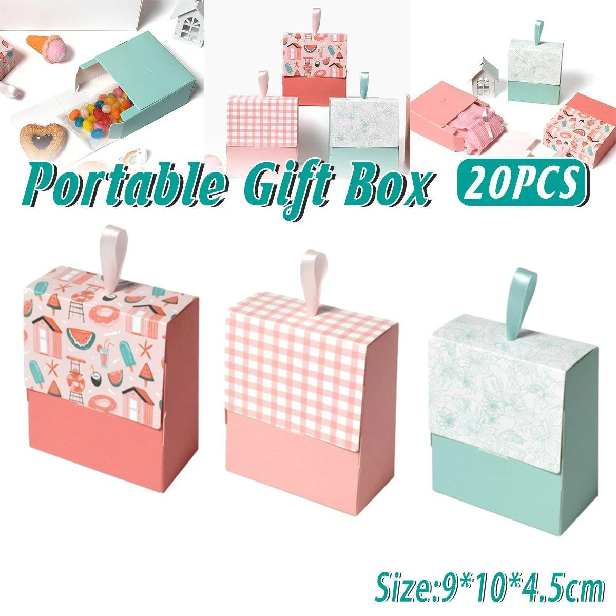 20PCS Mini Gift Boxes Jewelry Candy Packaging