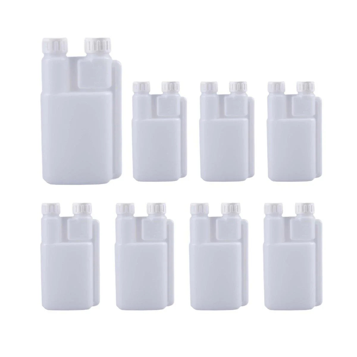 250-1000ml Plastic Twin Chamber Bottle With Tamper Evident Cap