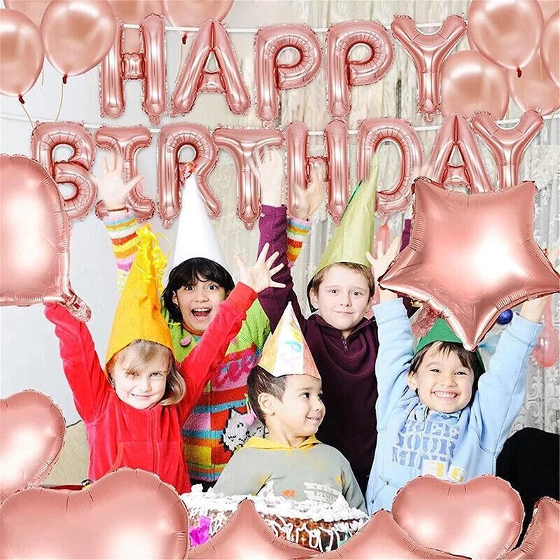 Birthday Balloons Party Decorations Sequin 1Set