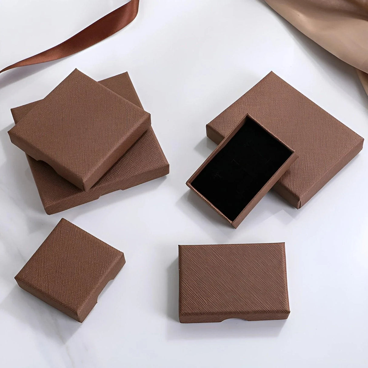 Cardboard Jewelry Boxes 4Colours 20PCS